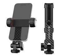K&F Concept Supporto per Telefono Cellulare, Clip per Cellulare per Smartphone e Treppiede con Cold Shoe, Girevole a 360°, Compatibile con iPhone 17/16/15/14/13/12 e Samsung, Xiaomi, Huawei, ecc.