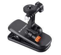 K&F CONCEPT Supporto Pinza Magnetica da Zaino, Rótula a 360°, Compatibile con DJI Osmo Action 6/3/4/5 Pro, GoPro Hero 13-9 Nero, Insta360 X5/X4/X3 - Supporto per Action Camera