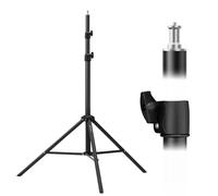 K&F Concept Treppiede luminoso per fotografia, 280 cm, in metallo, per fotografia, riflettore, flash e video, Carico di 8 kg, attacco filettato universale da 1/4”