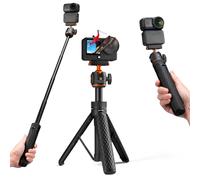 K&F CONCEPT Treppiede Magnetico a Sgancio Rapido 25,6"/65 cm Compatibile con DJI Osmo Nano/Osmo Action 6, Impugnatura Estensibile 2 in 1 con Asta di Prolunga, Asta per Selfie con Testa Sferica 360°