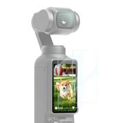 K&F CONCEPT Vetro Temperato per DJI Osmo Pocket 3/4, 2 Pezzi Protettore Schermo HD 9H Durezza, 0.25mm Ultra-Sottile, Anti-Impronte Oleorepellente, Bordo Curvo