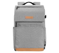 K&F CONCEPT Zaino per fotocamera, 22 litri Borse per fotocamera di grande capacità con copertura antipioggia Scomparto per laptop da 15,6" per Macchina fotografica Obiettivo Droni