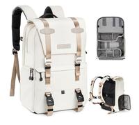 K&F Concept Zaino per Fotocamera Professonale, 20L Borsa Fotocamera Fotografia Portatile, Multifunzionale Zaino Fotografico con Copertura Antipioggia, Scomparto per Laptop da 15.6 Pollici