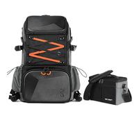K&F Concept Zaino per Fotocamera Professonale, 32L Borsa Fotocamera Fotografia Multifunzionale Zaino Fotocamera Impermeabile Resistente, Scomparto per Laptop da 15.6 Pollici (Inclusa Borsa Tracolla)
