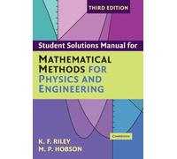 K. F. Riley M. Student Solution Manual for Mathematical Methods for (Tascabile)