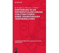 K -H Elster G M Einführung in Die Differentialrechnung Von Fu (Copertina rigida)