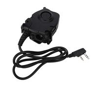K Head Walkie Talkie Auricolare PTT Adattatore Cavo testa adatto per H-777, Plus, RT-5R, RT-5RV, RT1, RT2, RT5 per KPG/HK/TK per per POFUNG per HYT per PUXING per QUSHENG