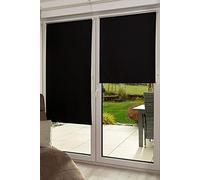 K-home 542890-30 - Tenda avvolgibile oscurante Klemmfix, 100 x 200 cm (larghezza x lunghezza), colore: Nero