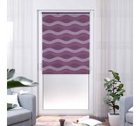 K-Home Klemmfix - Doppia tenda a rullo, senza fori, 55 cm x 150 cm (larghezza x lunghezza), colore: Bordeaux