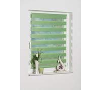 K-home Klemmfix, Tenda a rullo Madrid, Fissaggio a Clip Senza Viti, Verde, 110 x 150 cm