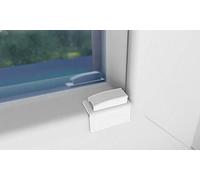 K-home - Set di 4 Supporti Adesivi per Giunti, plissettati, Bianco, 3 x 2,5 x 1