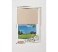 K-home Tenda a Pannello 541849 - 2 Klemmfix Mini Oscurante, Tessuto, Tessuto, Beige, 80 x 150 cm