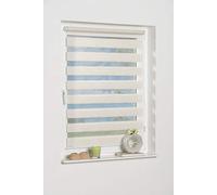 K-home Tenda a rullo doppia Klemmfix, tesa senza fori, beige, poliestere, 40 x 200 cm