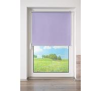 K-home® Tenda a rullo termica, con struttura moderna, in tessuto lavanda, larghezza 45 x altezza 150 cm