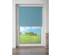 K-home® Tenda a rullo termica, con struttura moderna, in tessuto, verde, larghezza 50 x altezza 150 cm