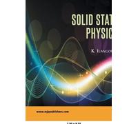 K Ilangovan Solid State Physics (Tascabile)