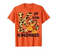 K Is for Kindness Unity Day Be Kind Anti Bullismo Cute Kids Maglietta