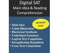 K Jonathan Digital SAT Main Idea and Reading Comprehension (Tascabile)