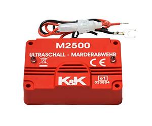 K&K, dispositivo ad ultrasuoni repellente per martora M2500 per 23 kHz, 105 dB(A)