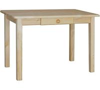 k koma tavolo da pranzo con cassetto, in pino laccato, massiccio, per ristorante (60 x 90 cm)