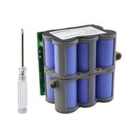 K KYUER 21.6V 4000MAh Floor ONE S5 Vacuum Cleaner Replacement Batteria per T-ineco Floor One S5 Pro 2, S5 Smart,S5 Steam Breeze Cordless Wet Dry Vacuum Cleaner with Tools