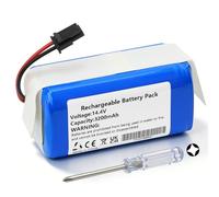 K KYUER 3200mAh Replacement Batteria per Tikom G8000 Pro Robot Vacuum Cleaner Aspirapolvere Battery