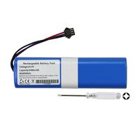K KYUER 6400mAh Rechargable Batteria per Kyvol Cybovac S31 Proscenic M7 M8 Pro/M7 Max/V-iomi S9 / Le-novo LR1/ Roidmi Eve Plus/Uoni V980 Max/ V980 Plus/Arnagar S8 Pro Aspirapolvere Battery