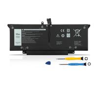 K KYUER JHT2H Laptop Batteria per Dell Latitude 7310 P34S P34S001 Latitude 7410 Chromebook Enterprise Series 4V5X2 7CXN6 K36KR T3JWC 0WY9MP 04V5X2 HRGYV 0HRGYV 6500mAh Replacement Notebook Battery