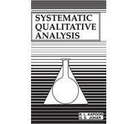 K. L. Kapoor Systematic Qualitative Analysis (Tascabile)