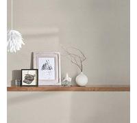 K&L Wall Art Carta da parati in tessuto non tessuto, tinta unita, per cucina, sala da pranzo, corridoio, soggiorno, con consulenza per tappezzeria (beige-grigio)