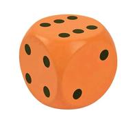 K Large Foam Dice - 15 cm Jumbo Dice for Kids Play and Math Learning | Soft PU Foams Educational Toys Classroom, School Supplies | No-Scratch Quiet Relay Races Party Games