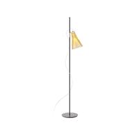 Kartell K-Lux Lampada da terra, nero/giallo