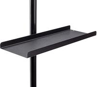 K&M 12215 - Ripiano per spartiti e strumenti, in acciaio, 36,8 cm x 12,6 x 1,9 cm, inclinabile fino a Ø 3 cm