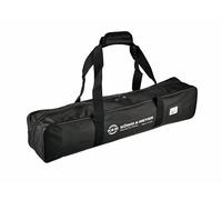 K&M 14102 Sacca per aste di strumenti - nylon, nero con logo K&M - lunghezza 70 cm - con due anelli di trasporto