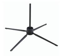 K&M 15262 stand per flauto soprano e piccolo, nero - pieghevole, leggero - diametro di ø 0,65cm