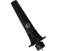 K&M 15294 cono per sassofono soprano, in plastica nera - facilmente montabile su supporto o piedi a croce