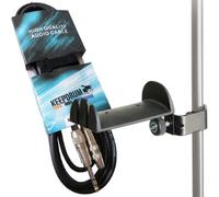 K&M 16080 - Supporto per cuffie + prolunga Keepdrum, 3 m
