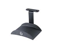 K&M 16330 porta cuffie nero, in acciio - Mensola pratica da montare sotto il tavolo - poso ingombrante e discreto