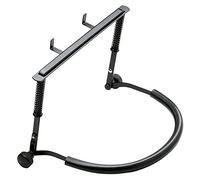 K&M 16415 Porta armonica, color nickel, in acciaio, color nickel, con molla di tensione - estetico, maneggevole, stabile