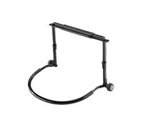 K&M 16416 porta armonica nera, in acciaio, con molla di tensione - adattao per le blue harp - estetico, maneggevole, stabile