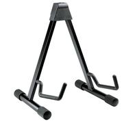 K&M 17541 Supporto per chitarra acustica, nero - larghezza da 22 cm a 35 cm - stand per chitarra acustica, in acciaio