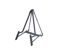 K&M 17581 Supporto per chitarra elettrica Heli 2 nero, in acciaio - larghezza da 18,5 a 23 cm - stand per chitarra elettrica