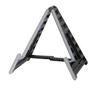 K&M 17590 Supporto per chitarra elettrica Wave 20 nero - stand per chitarra elettrica - in plastica - altezza 29 cm, regolabile