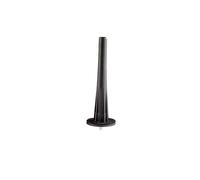 K&M 17731 cono per corno inglese, in plastica nera -montaggio facile su supporto o piedini a croce - adattatore incluso