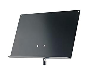 K&M 18805 Supporto per partizioni nero, in acciaio - supporto universale - ripiano rimovibile