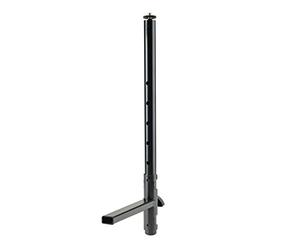 K&M 18817 Supporto universale - nero, acciaio - estensione regolabile per stoccaggio di accessori di musica, per ripiano pieghevole Omega