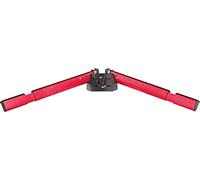 K&M 18865 Kit di base d'appoggio A rosso anodizzato - estensione per tastiera supplmentare, base a colonna Spider Pro