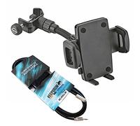 K&M 19747 - Supporto per smartphone + cavo di prolunga Keepdrum mini jack