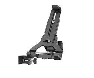 K&M 19765 Supporto per tablet in plastica bio - accessori per aste di microfono, inclinabile - compatibile con le marche più popolari