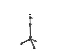K&M 19782 Treppiede da tavolo, per macchina fotografica, nero, in acciaio - con rotazione a 360°, inclinazione a 90° - flessibile e stabile